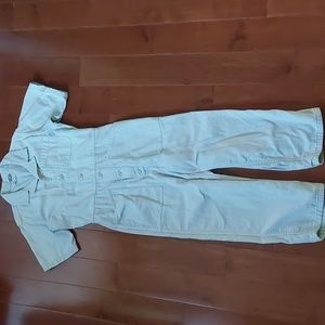 Madewell x As Ever Women's Jumpsuit Size Large Light Blue Gray